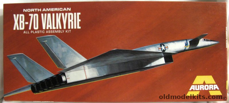 Aurora 1/105 North American XB-70 Valkyrie Bomber, 370-250 plastic model kit